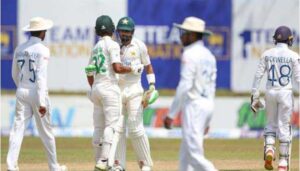 Cricket : बाबर के शतकीय पारी ने पाकिस्तान को बचाया