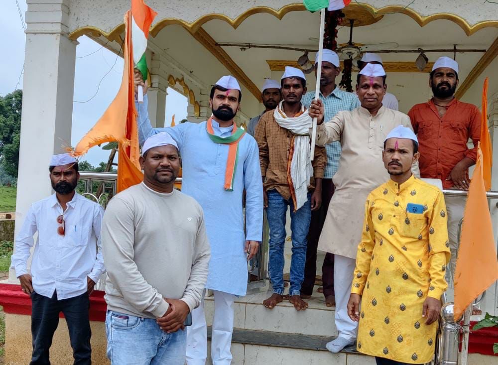 Chhattisgarh Mainpur Block : मैनपुर ब्लॉक में तीसरे दिन भी उत्साह के साथ जारी रही कांग्रेस की पदयात्रा