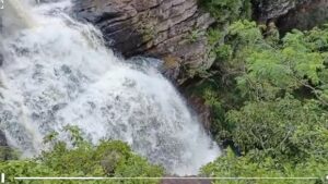 Waterfall : मनोरम दृश्य 90 फीट ऊंचाई से गिरता है खुशियों का झरना, कच्चापाल दूधिया जलप्रपात अति सौंदर्य मनमोहक हैं