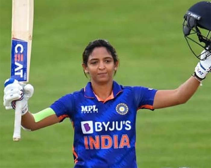 Indian women's Cricket team : हरमनप्रीत का नाबाद शतक, भारतीय महिला टीम ने पांच विकेट पर 333 रन बनाए