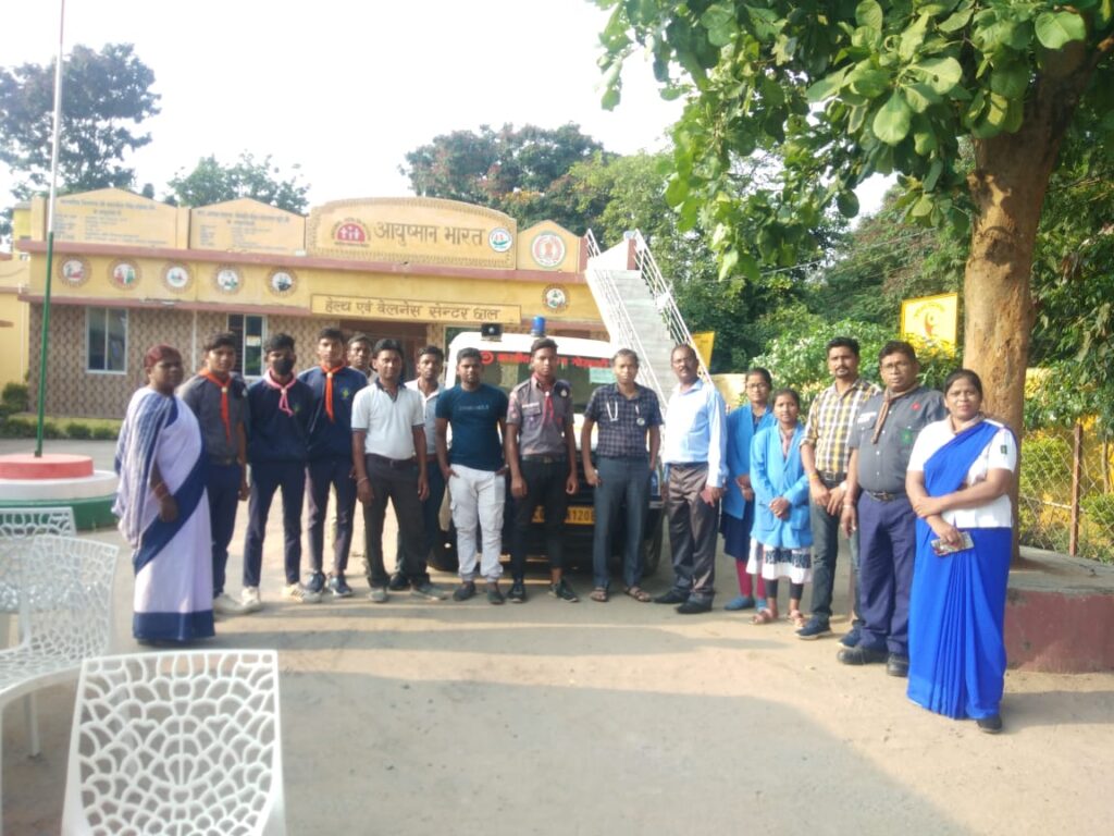 धरमजयगढ़ / छाल : शिक्षक दिवस के अवसर पर भारत स्काउट एंड गाइड छत्तीसगढ़ जिला संघ रायगढ़ ने प्राथमिक स्वास्थ्य केंद्र छाल में आयोजित किया मेगा ब्लड डोनेशन कार्यक्रम