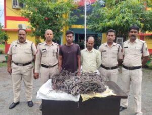 Read more about the article Deepka Mine Korba दीपका खदान से केबल काटकर तांबा तार चोरी करने वाले 02 आरोपी गिरफ्तार