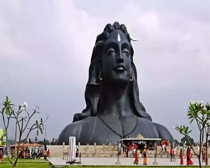 112 feet Tall Adiyogi Lord Shiva : दुनिया में पहली बार भगवान शिव के केवल चेहरे की 112 फीट मूर्ति बनाई गई है, नाम गिनीज बुक में दर्ज