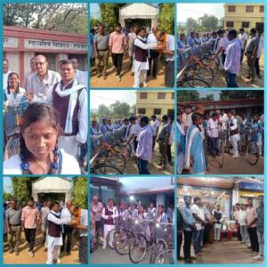 Read more about the article Gharghoda Block : सरस्वती साइकिल योजना में विधायक लालजीत सिंह राठिया जी बतौर मुख्य अतिथि आगमन घरघोड़ा ब्लॉक में