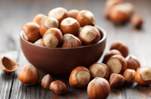 Hazelnuts diet :