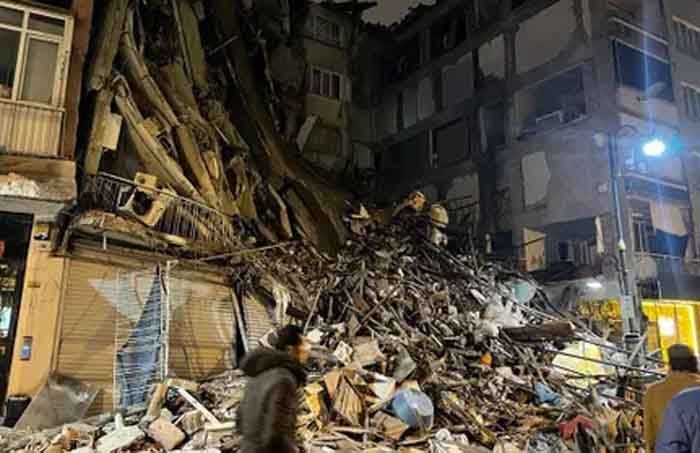 Turkey earthquake : तेज झटको से कांपी धरती, कई इमारतें गिरी, 19 लोगों की मौत, 700 से ज्यादा घायल