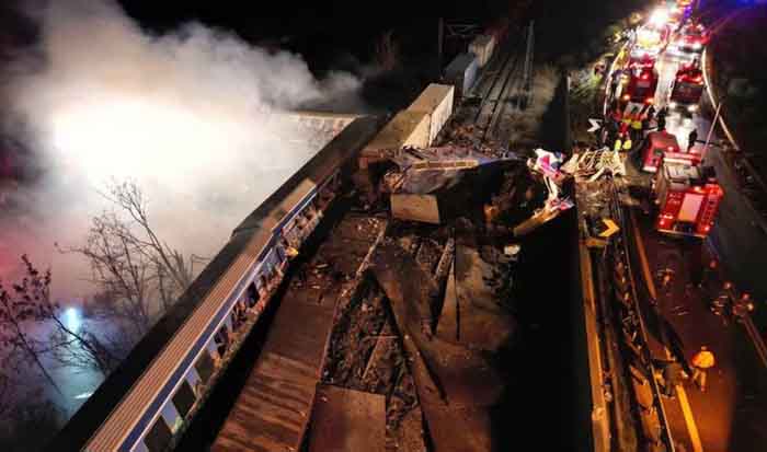 Major Train Accident In Greece : दो ट्रेनों के बीच लगी भीषण आग, 16 लोगों की मौत, 85 घायल