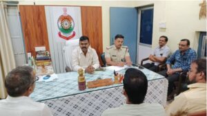 Read more about the article Bemetara latest update : सिटी कोतवाली बेमेतरा में सुरक्षा व्यवस्था को लेकर सराफा व्यपारियों की हुई बैठक