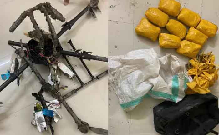 Read more about the article BSF shot down Pakistani drone : बीएसएफ ने बॉर्डर पर मार गिराया पाकिस्तानी ड्रोन, अंदर भरे थे ड्रग्स, 10 दिनों में 6 ड्रोन ढेर