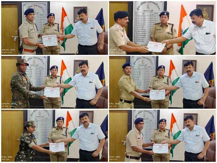 CG Dhamtari News : धमतरी पुलिस के 32 रक्तदाताओं का किया गया सम्मान