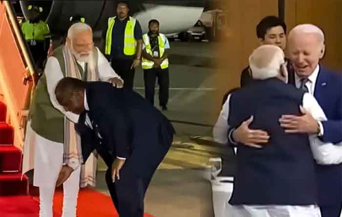 Prime Minister Modi's charm : दुनियाभर में दिखा प्रधानमंत्री मोदी का जलवा, अमेरिकी राष्ट्रपति ने माँगा ऑटोग्राफ....तो एक प्रधानमंत्री ने छुए पैर