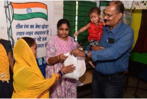 Read more about the article Bhilai Big News :  जीई फाउंडेशन ने किया माताओं का सम्मान,कुपोषण दूर करने बांटे गए किट