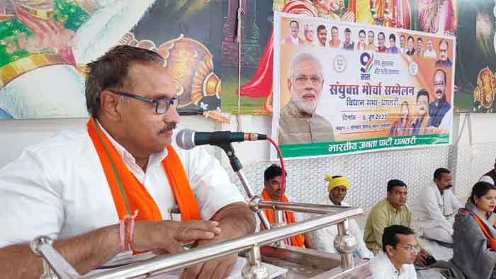 BJP Chhattisgarh : सेवा सुशासन और गरीब कल्याण के लिए जाना जायेगा मोदी का कार्यकाल - संदीप शर्मा