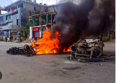 Manipur crime news : मणिपुर में फिर भडक़ी हिंसा, 3 लोगों की बेरहमी से हत्या