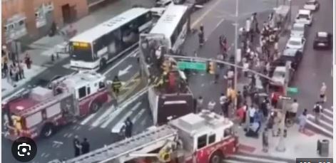 New york bus accident :
