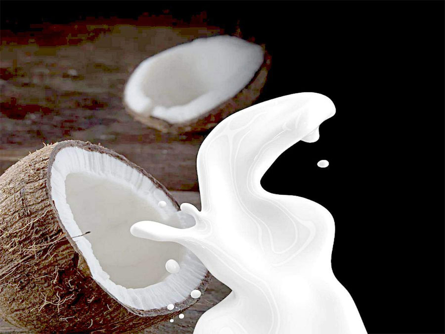 Coconut milk :