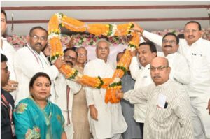 Chhattisgarh State : सीएम भूपेश बघेल ने किया साहू समाज के अर्जुन सदन का लोकापर्ण