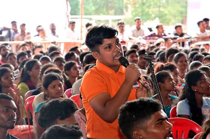 Bhent Mulakat : कोण्डागांव से आईं रीना राजपूत ने बताया कि वह राष्ट्रीय स्तर की कुश्ती खिलाड़ी हैं