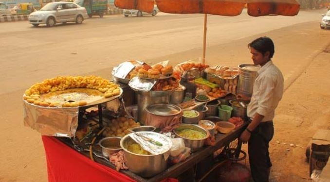Street food vendors :