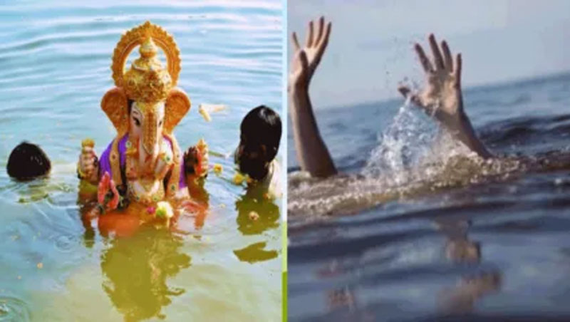 Ganesh idol immersion :