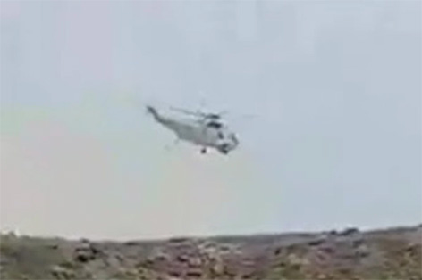 Navy helicopter crash in Pakistan
