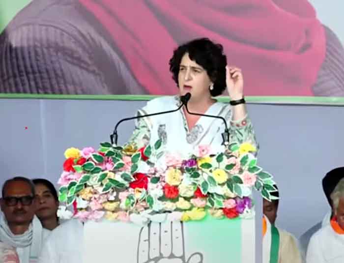 Priyanka Gandhi In CG Khairagarh