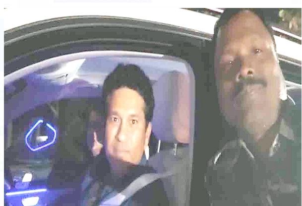 CG police stopped Sachin Tendulkar's car
