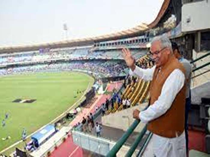 T20 match in raipur : मुख्यमंत्री भुपेश बघेल कांग्रेस के सभी 90 प्रत्याशियों के साथ देखेंगे मैच