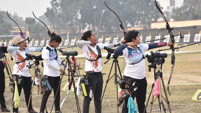 Archery competition in Raipur