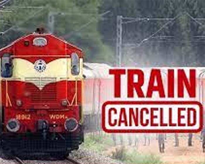 Railway News : दक्षिण रेलवे ने आज 15 ट्रेन सेवाएं रद्द की…..देखें सूचि