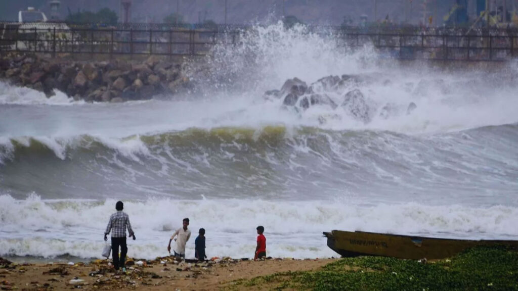Cyclone in south india