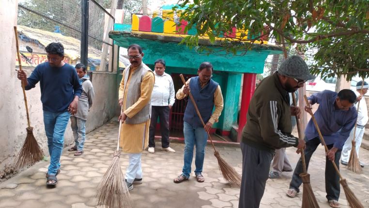 BJP cleanliness fortnight campaign :