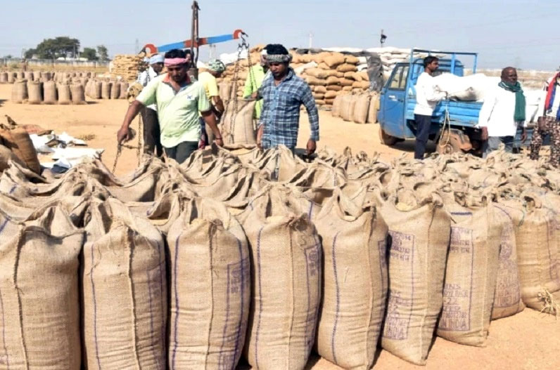  Paddy purchased at support price in Chhattisgarh