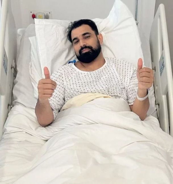 Successful operation on Mohammed Shami's ankle