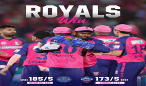 Rajasthan Royals VS Delhi Capitals रियान पराग की विस्फोटक पारी : राजस्थान रॉयल्स ने दिल्ली कैपिटल्स को 12 रन से हराया