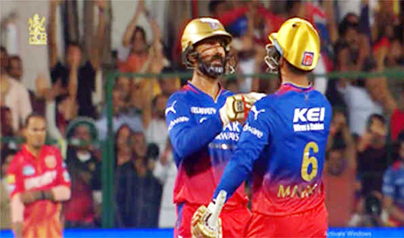  Bengaluru VS Punjab IPL Cricket   विराट की तूफानी पारी से उड़ा पंजाब का किंग,देखिये स्कोर बोर्ड