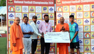 Football match : मणिपुर ने हिमाचल प्रदेश को हराया