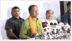 Chief Minister Vishnu Dev Sai ओडिशा में बन रही भाजपा सरकार – विष्णु देव साय