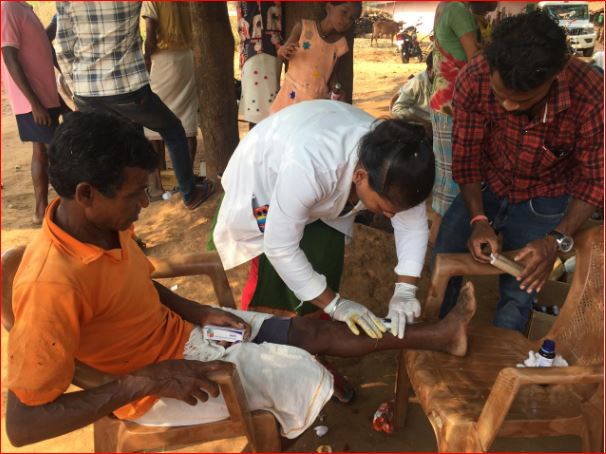Free Health Camp एएम-एनएस इंडिया के नि: शुल्क स्वास्थ्य शिविर से 123 ग्रामीण हुए लाभान्वित