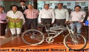 Heart rate assisting e-bike :  एनआईटी हमीरपुर ने हार्ट रेट असिस्टिंग ई-बाइक का किया अनावरण