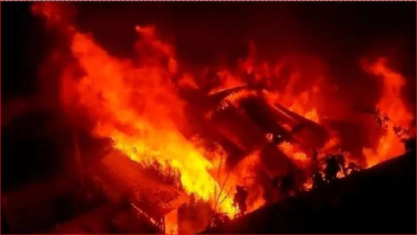 Factory fire in Chhattisgarh
