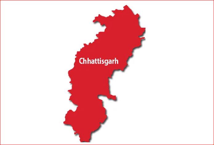 chhattisgarh सरकारी अस्पताल के एंबुलेंस में अचानक लगी आग