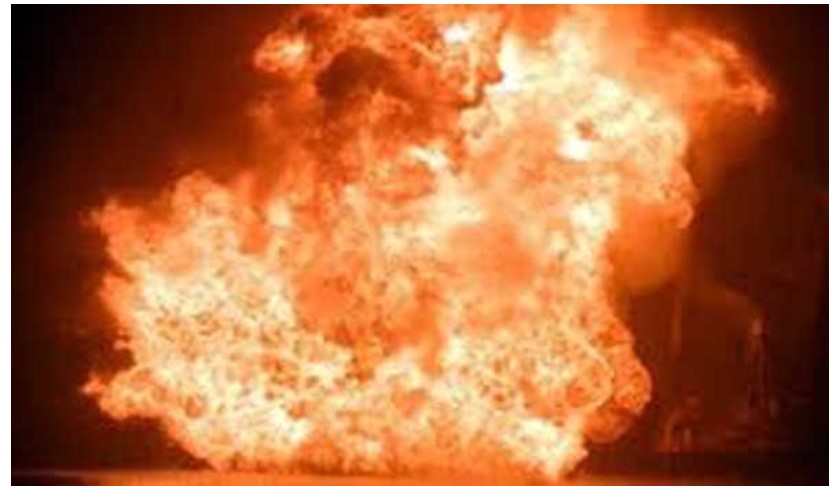 Natural gas explosion :