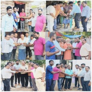 Respect for teachers शिक्षक दिवस पर छत्तीसगढ़ श्रमजीवी पत्रकार संघ जिला नारायणपुर ने सेवानिवृत शिक्षको का किया सम्मान
