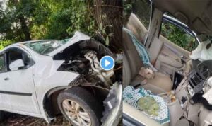 Satara Maharashtra Accident : रेलिंग तोड़ 30 फीट गहरी खाई में गिरी बीजेपी विधायक की कार, हालत गंभीर, 3 अन्य घायल