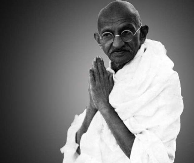 (Father of the Nation Mahatma Gandhi)