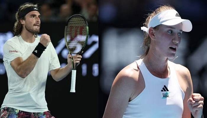 (Australian Open) ऑस्ट्रेलियाई ओपन : सितसिपास क्वार्टर फाइनल में, रिबाकिना ने किया उलटफेर